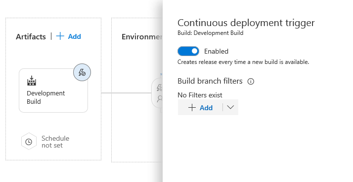 Adding the Release Trigger